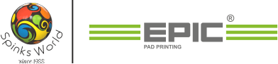 epic pad printing USA logo